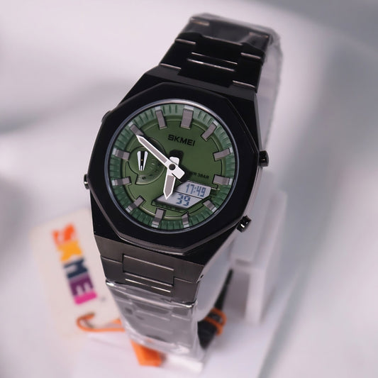 Men's Watch Vibrant Green Dial for Bold Style